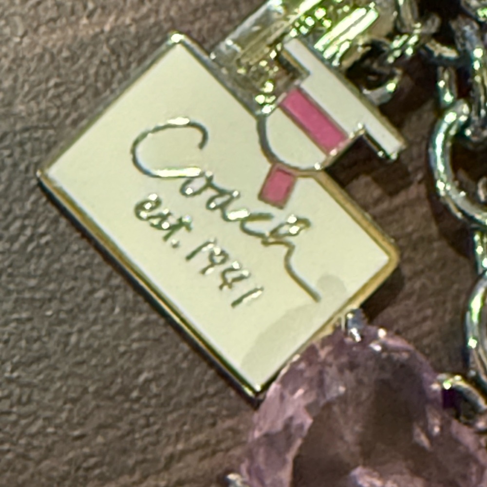 Coach Breast Cancer Awareness Charm - Picture 3 of 6